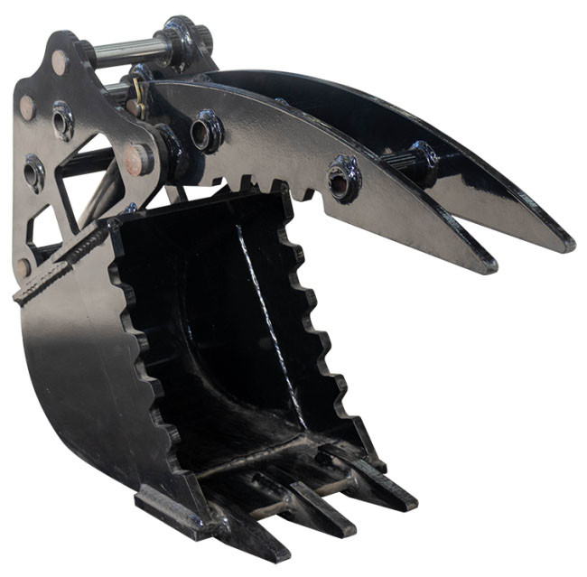 ISO Construction Equipment Accessories All In One Thumb Bucket For Excavator