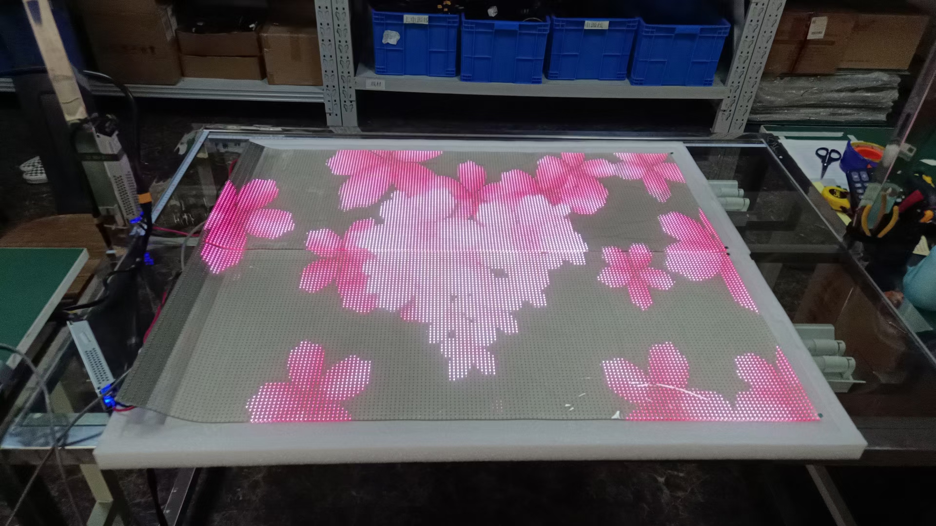 AC100-240V Transparent LED Display Panel Film Multipurpose Stable
