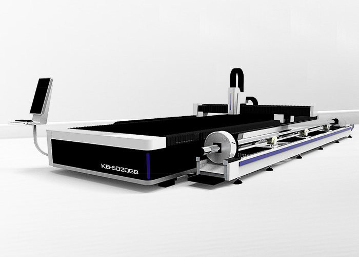 Cutting Angle 0-45 Degrees Three Chuck Tube Cutting Machine with Water Cooling and X-axis Rangle 1000MM