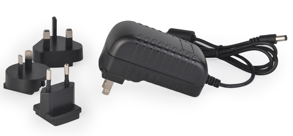 Interchangeable Universal Power Plug Adapter 24v 0.5a 12w Plug In Connection