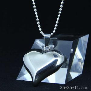 China Fashion Ladies Women Girls Stainless Steel Loving Heart Shapped Necklace Pendant LPH178 wholesale