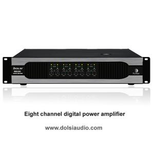 China Eight channel digital pro audio power amplifier wholesale