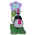High Profit Coin Operated Carousel Horse , 3d Coin Operated Rocking Horse With
