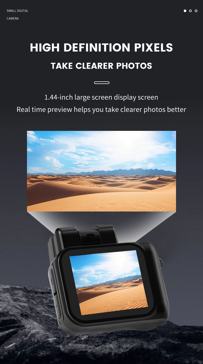 Mini Camera With Screen HD 1080p With Flash Lamp And Battery Dock Portable Retro Ultra Compact Mini Camera Video Recorder Y4000