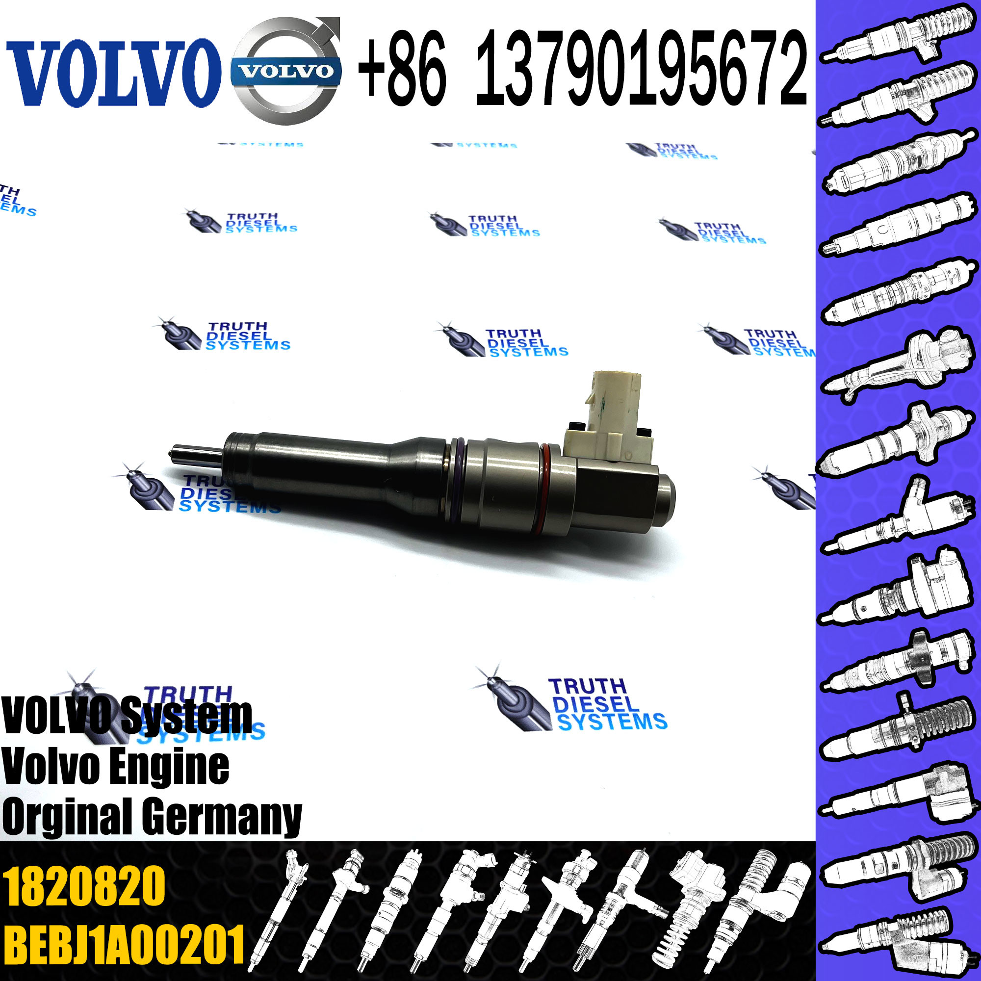 New Unit Pump Injector Electronic Unit 1660160 1725282 1742535 1820820 BEBJ1A0000 BEBJ1A00101 BEBJ1A00201 Diesel Injecto
