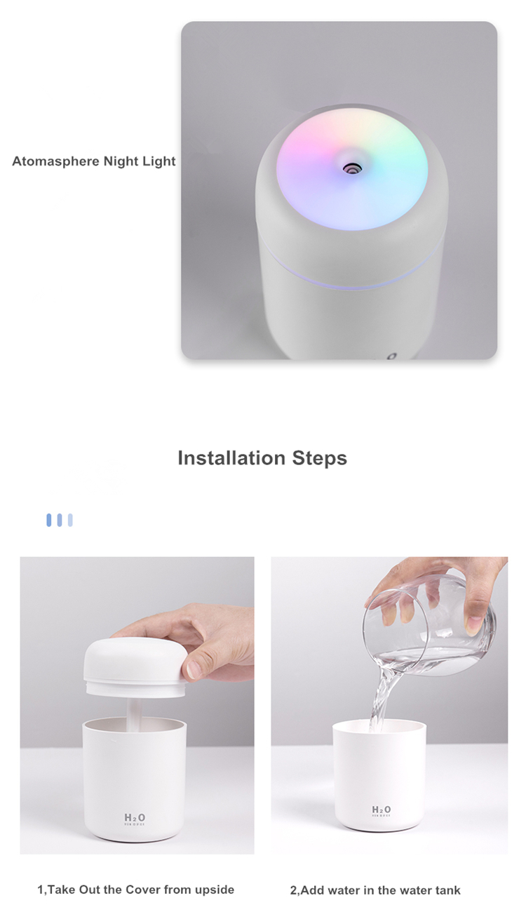 Homefish OEM Luftbefeuchter New 2021 Air Humidifier products unique Umidificatore car Humidificateur diffuser Bevochtiger