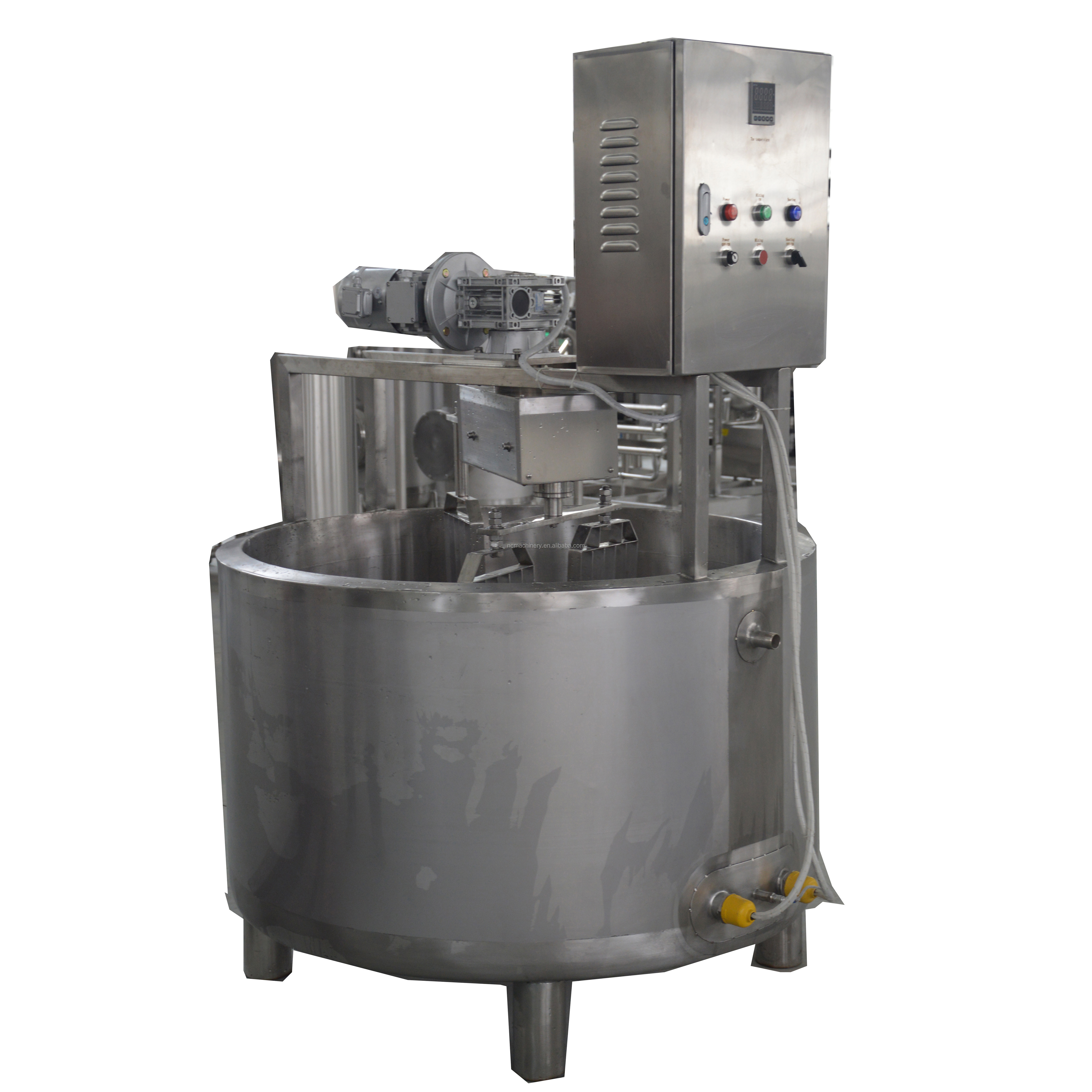 200KG-2000KG Capacity Stainless Steel Cheese Pasteurization Vat for Food Beverage