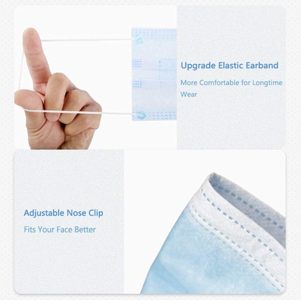3 Layer 95% BFE Disposable Surgical Face Mask