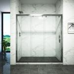 Hinged Bifold explosion proof Glass Shower Door