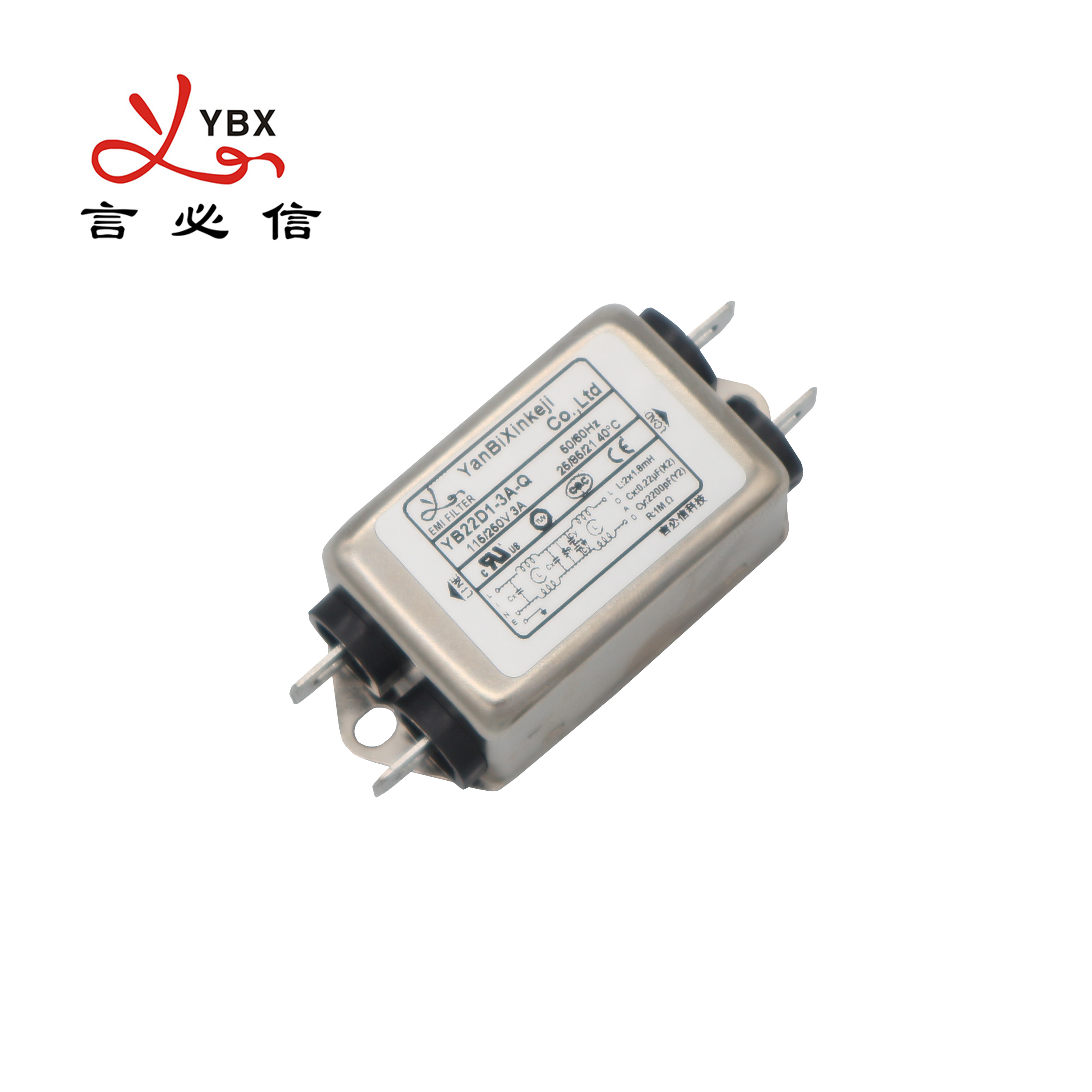 Low Leakage Current EMC EMI Filter Low Pass Single Phase
