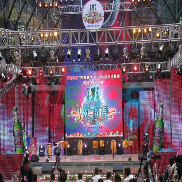 Anti - Static Shockproof P4.8 Led Wall Screen Display Outdoor For Shopping Malls