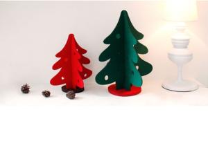 China Eco Friendly Felt Tree Decorations , Tabletop Christmas Tree Decoration wholesale