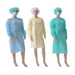 Dust Proof Non Woven Sms Non Woven Isolation Gown with Waistband