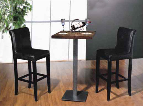 Black Leather Bar Stools With Backs Leather Counter Height Chairs 41x41x110cm