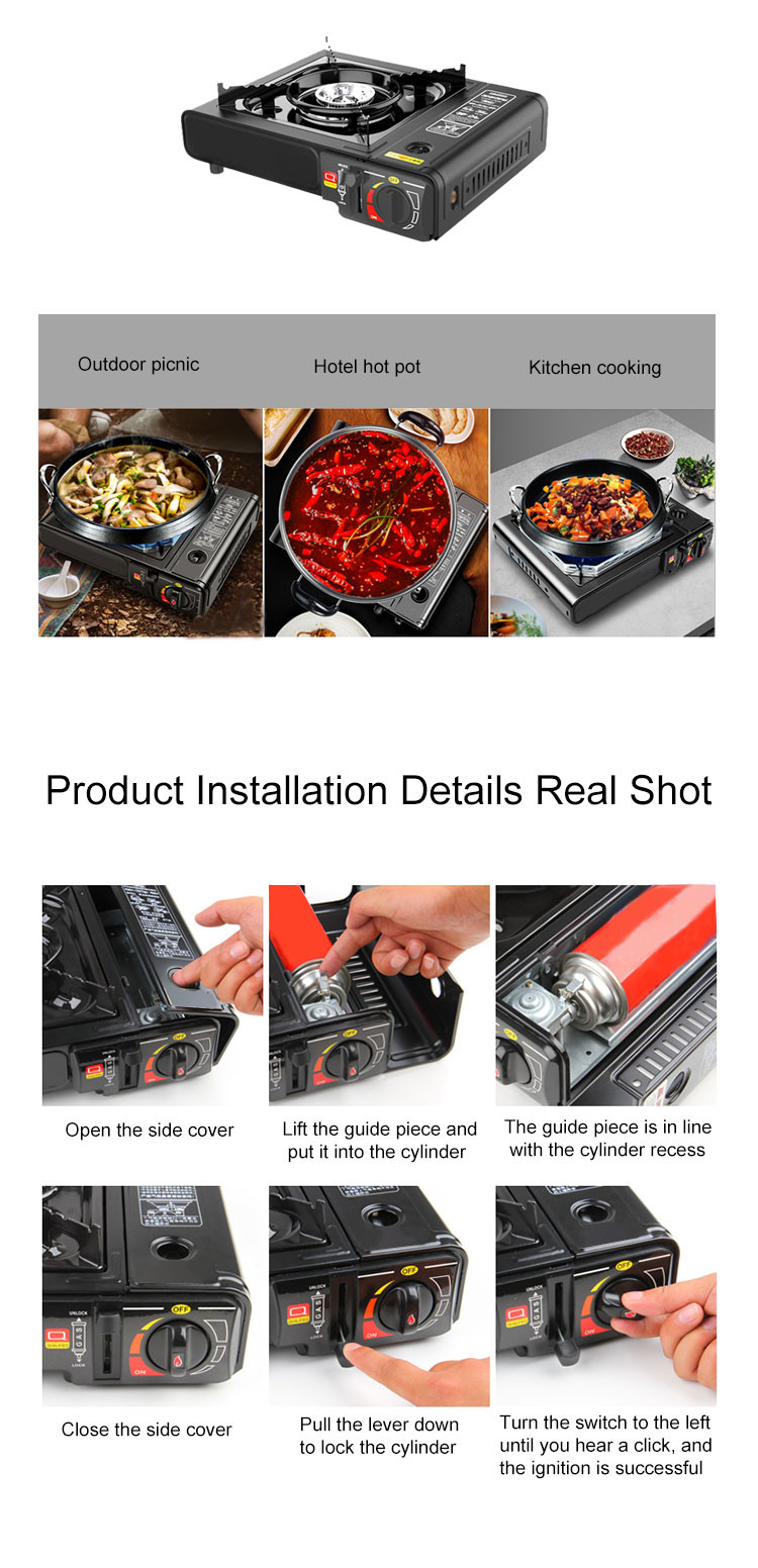 Anticorrosive 1 Inch Outdoor Camping Gas Valve Butane Gas Stove Valve