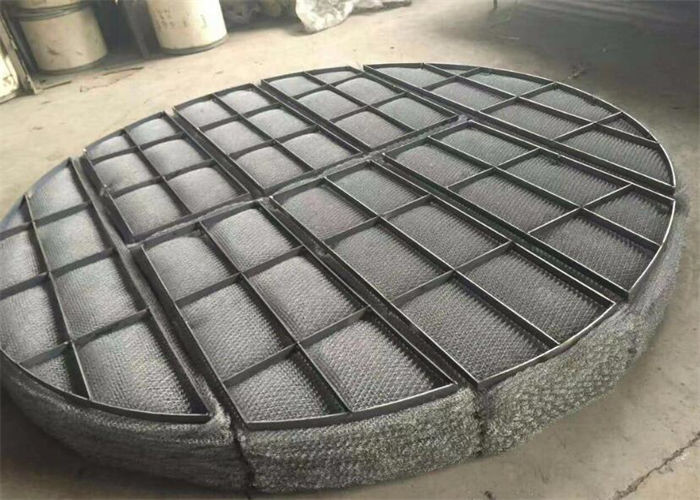 316 304 SS Knitted Wire Mesh Air Oil Mist Eliminator Acid Resistance