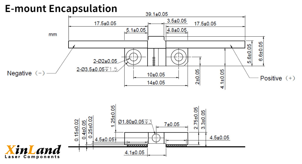 High Power 1490nm 2.5W Laser Diode 4 Package Type FAC Optional for Medical Life Science and Sensing Applications