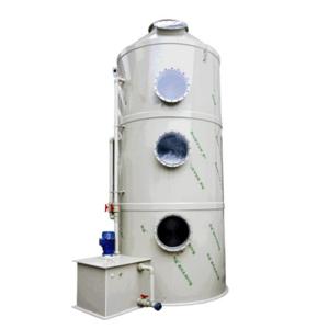 China Construction Works Wet Scrubber Dust Removal Spray Tower for Chemical Industry 600 kg wholesale