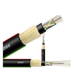 China 96 ADSS strand fiber optic cable fiber optic cable Excellent Lightning Resistance non-metalic power telecommunication wholesale