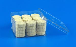 China Transparent Square Plastic Jars , Food Grade PE Chocolate Storage Box wholesale