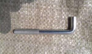 China Powder Coating M14 L Shaped Concrete Anchors / Lag Bolts For Vehicle Accessories wholesale