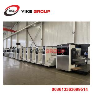 China 1224 Flexo Printer Folder Gluer 200pcs/Min Speed Vacuum Transfer on sale
