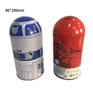 China Column Cylinder Tin Container Packaging Box Storage Oem wholesale