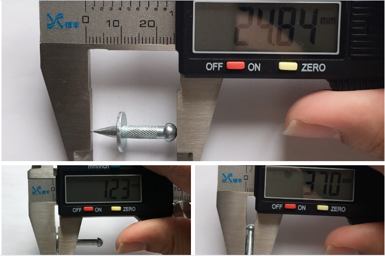 NK SHOOTING NAILS WITH 12MM STEEL WASHER