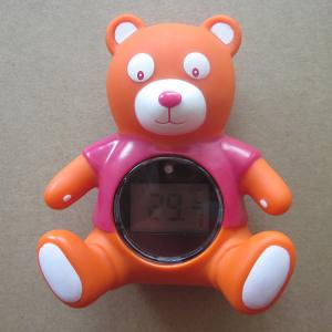 China Custom make cartoon bear baby bath toy water temperature thermometer wholesale