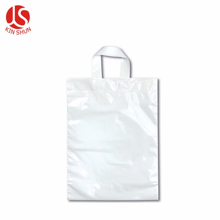Die Cut Handle LDPE Plastic Packaging Bag For Clothes / Shoes Store