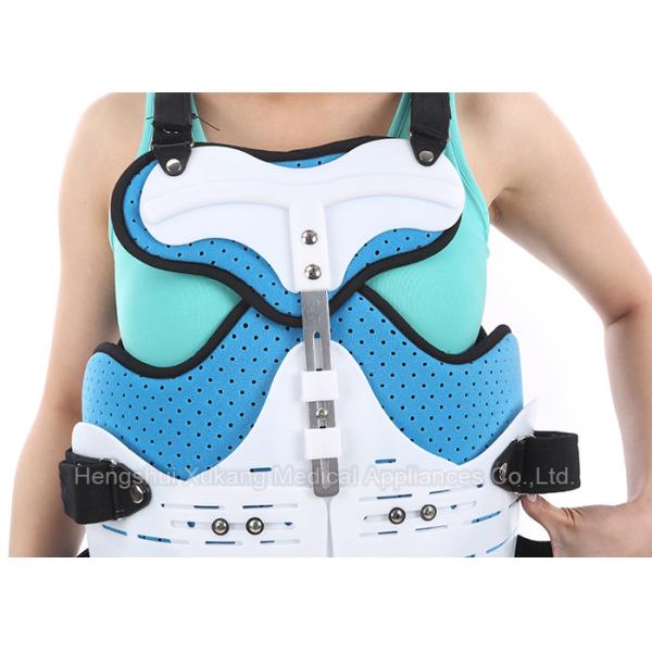 Flannel And PVC Thoracic Lumbar Sacral Orthosis Brace For Lower Back Pain Treatment