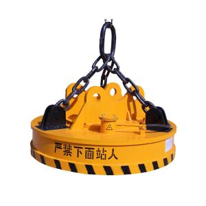 China 5 Ton 10 Ton Industrial Crane Electric Lifting Magnet For Steel Scraps And Billet wholesale
