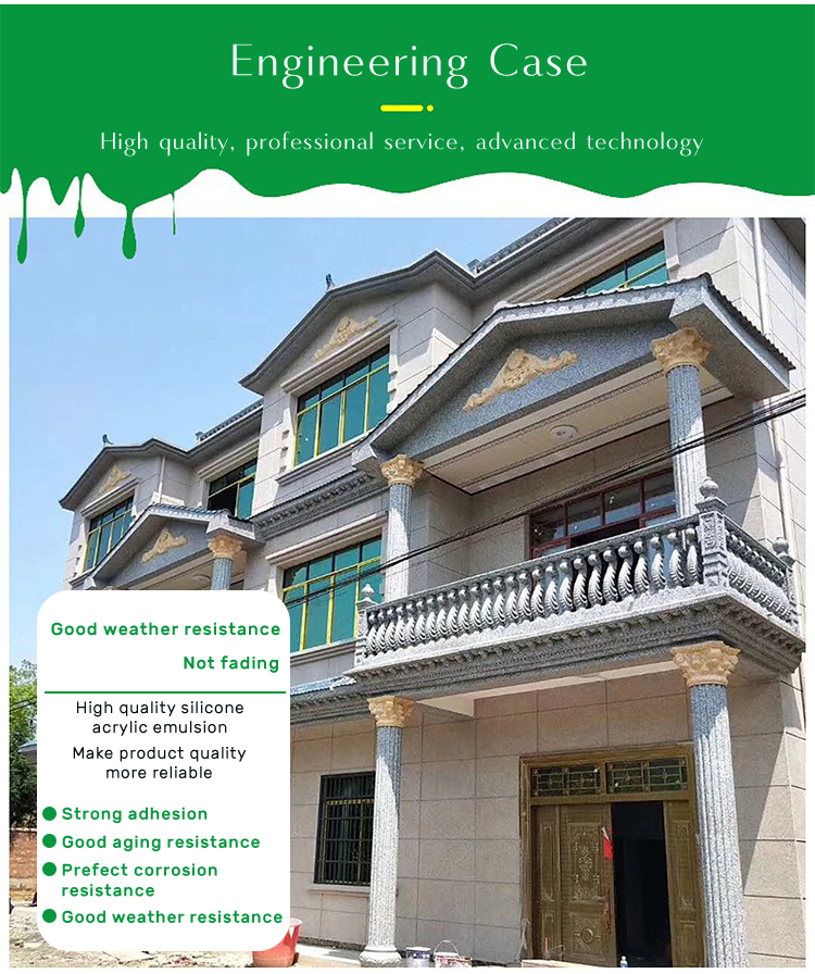 Top-Notch Asian Paints Eco-Friendly Wall Spray Stone Paint Aging Resistance 250 Hours