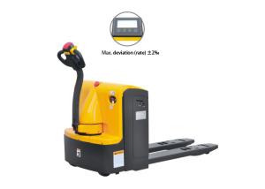 China 2000kg Capacity Motorised Pallet Truck Reliable Design With Electronic Scale wholesale