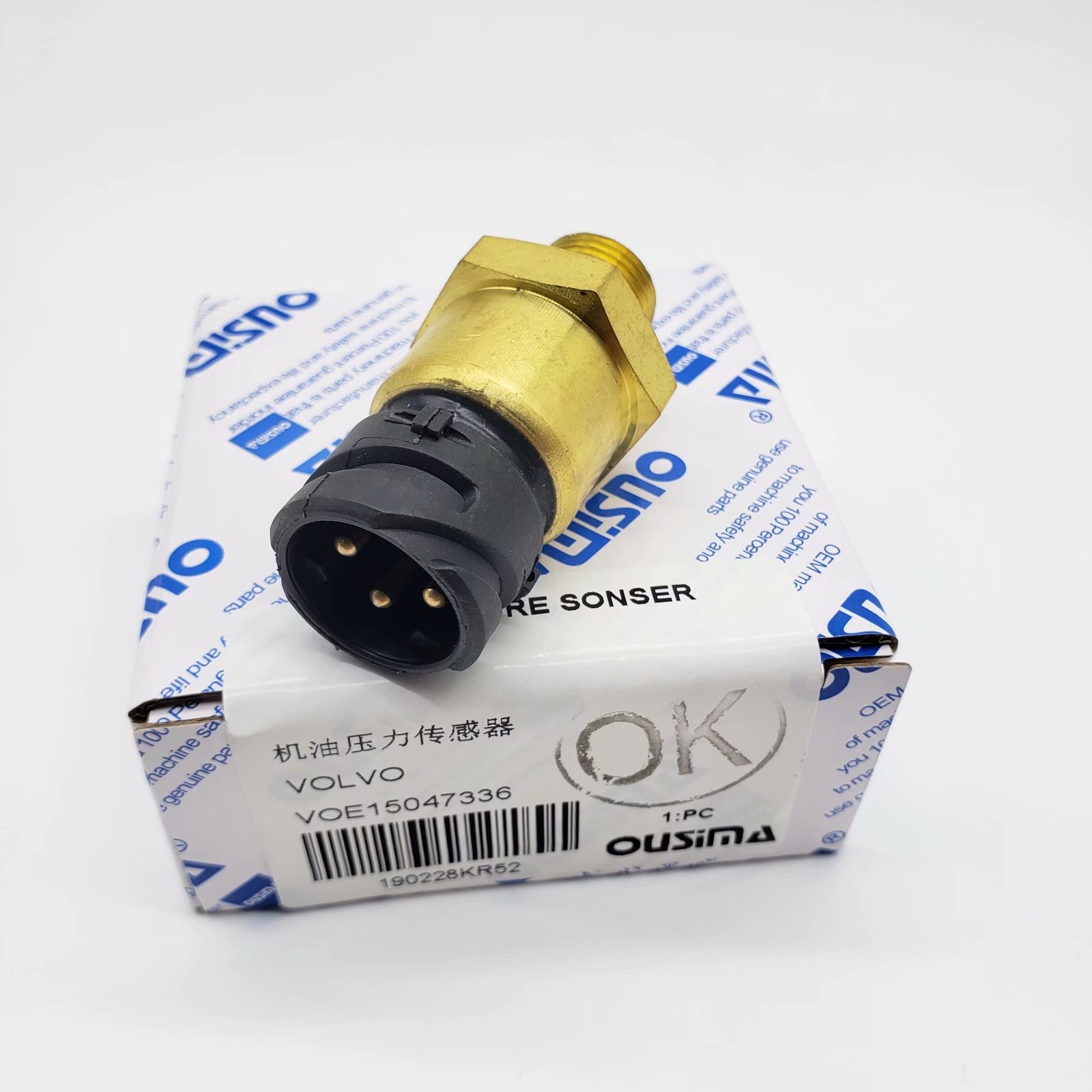 OUSIMA VOE15047336 Pressure Sensor Oil Pressure Sensor For FH12 Excavator﻿