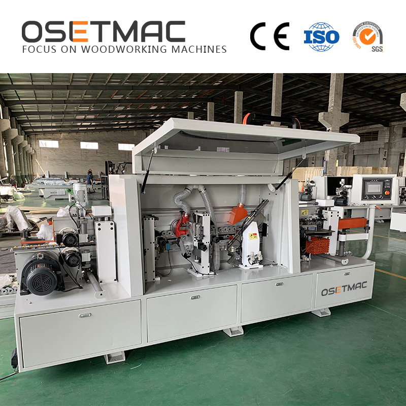 Speed Panel Feed Automatic Edge Banding Machine for Building Material Industries Design