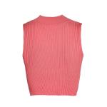 Hanging Neck Sleeveless Sexy Women's Knitted Tank Top