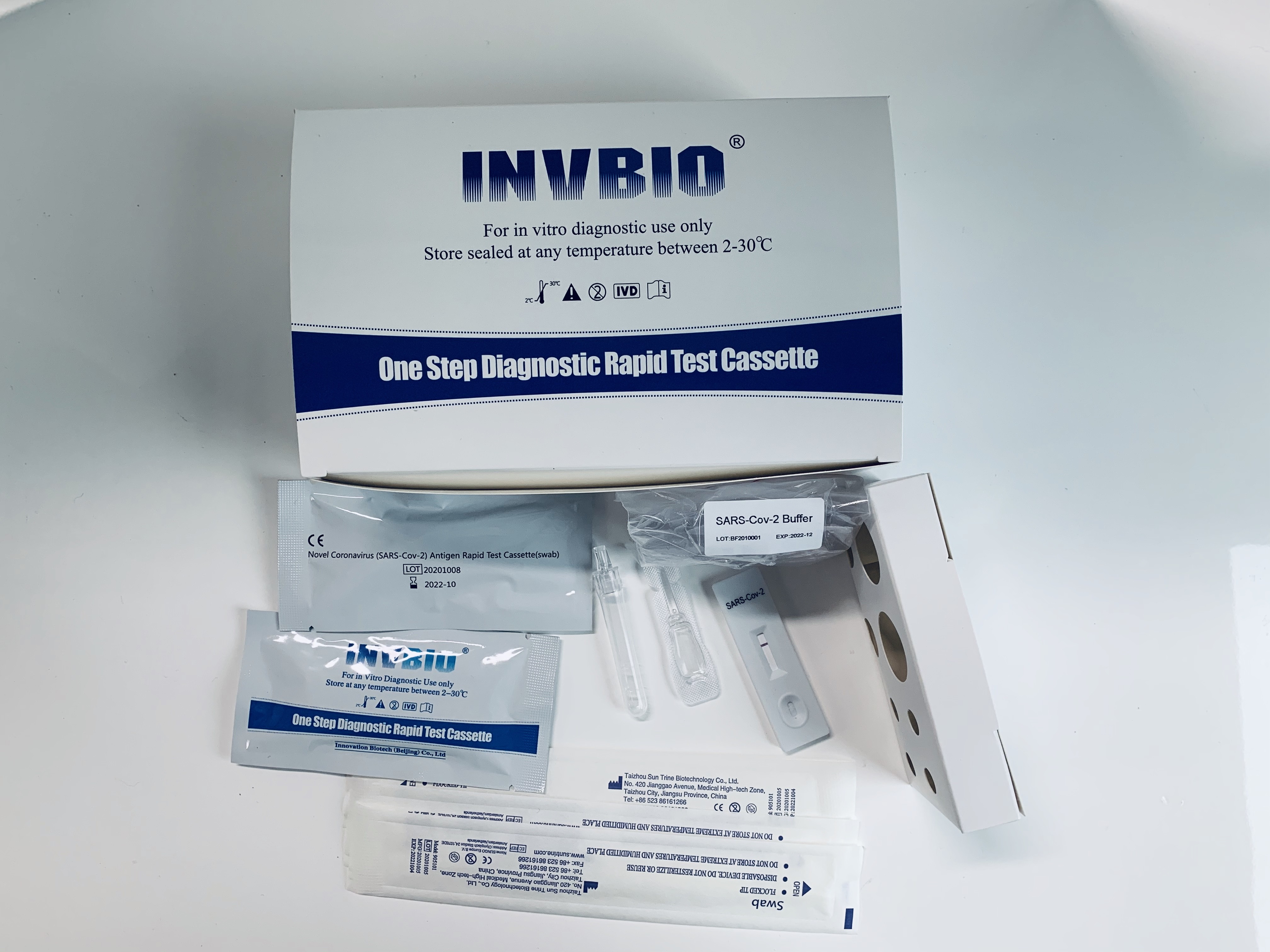 Eu Common List Covid-19 Art Antigen Self Test Rapid Kit High Sensitivity