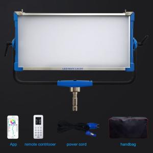 China LED 300W RGBW Studio Fill Light , Soft Panel Portable Photography Light TV Film wholesale