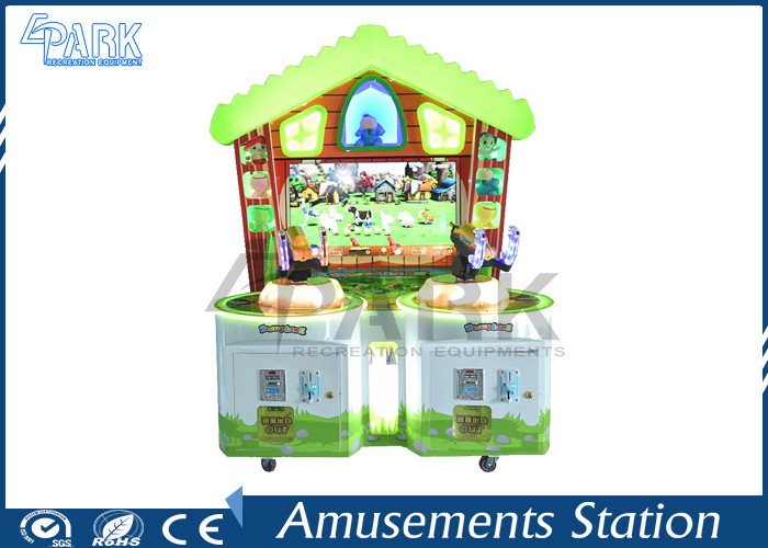 Electronic Lottery Redemption Shooting Arcade Machines Coin Operated For Kids