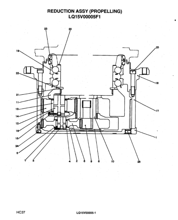 TM40 Travel Motor Assy 1