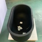 Cylindrical Large Graphite Clay Crucible Chemical Thermal Shock Resistance