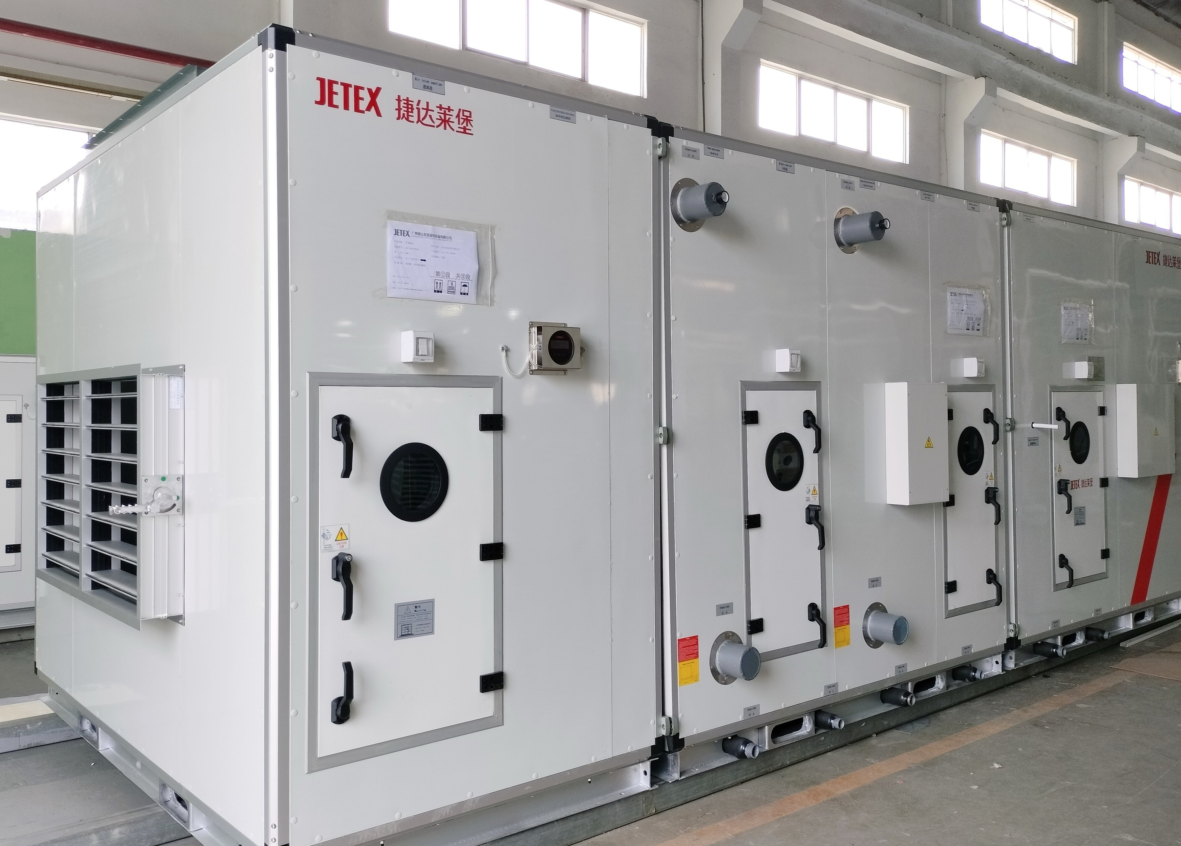 Combination Custom Fresh Air Handling Unit Energy Saving For Clean Workshops