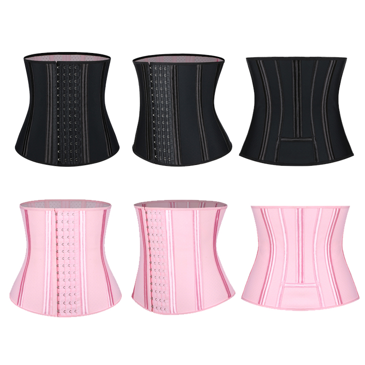 Black And Pink High Waist Slimming Trainer for a Flattering and Defined Waistline