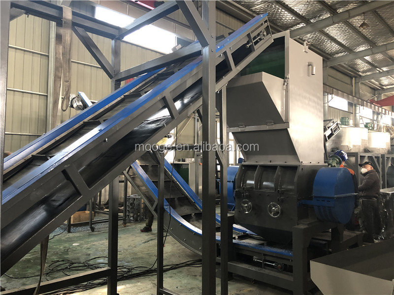 Single Shaft Industrial Plastic Crusher 600-1500mm Plastic Lump Shredder