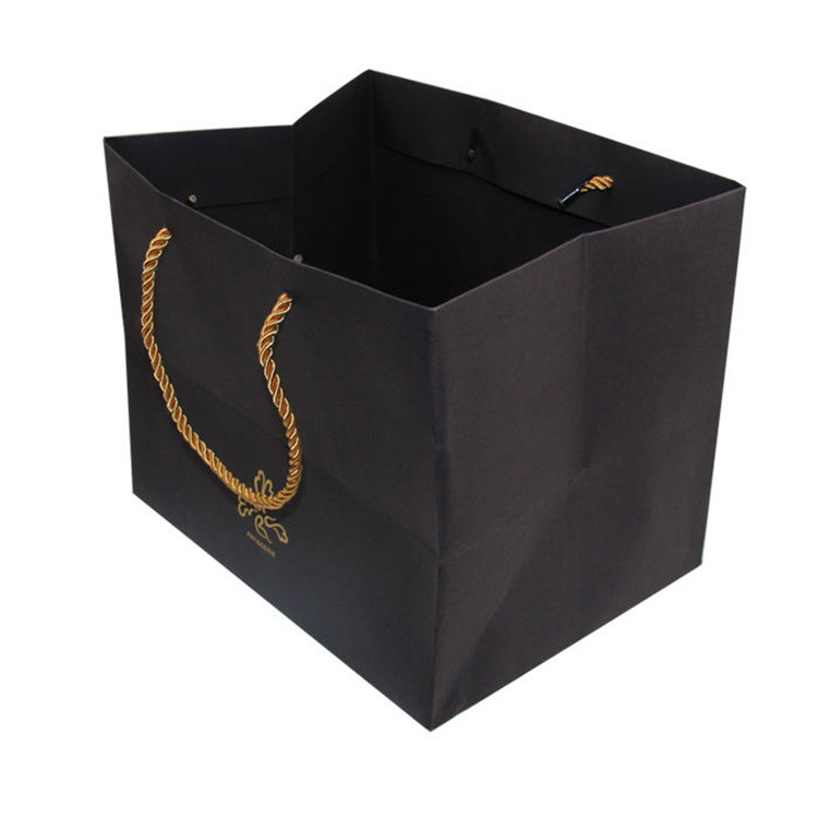 FSC Extra Wide Base Large Bakery Takeaway Paper Bags White For Cake Box
