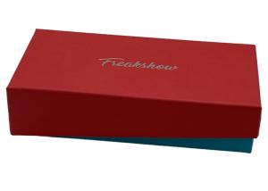 China Red Top And Bottom Cardboard Sunglasses Box , Custom Sunglasses Box wholesale
