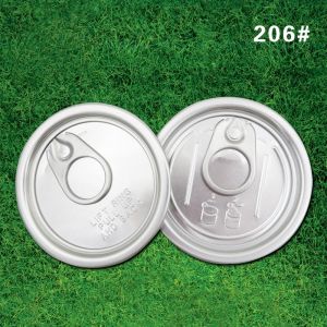 206 Can lids for aluminum material 58mm inner diameter 4.75mm countersunkness 2