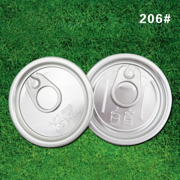 206 Can lids for aluminum material 58mm inner diameter 4.75mm countersunkness 2