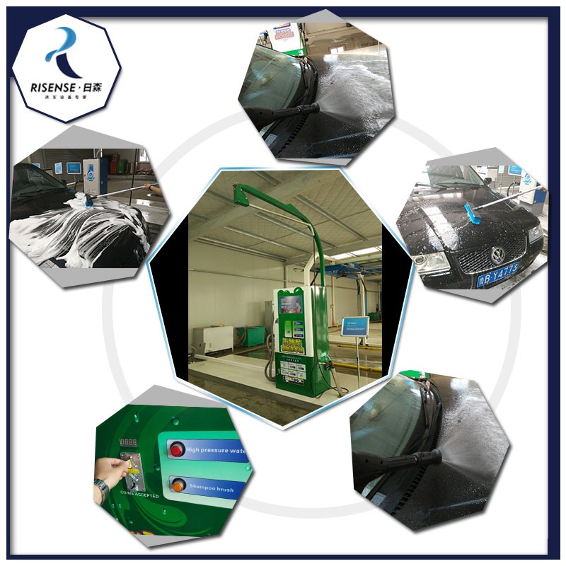 Self Service Car Wash With CE Coin / Card Operation And Extended Rod